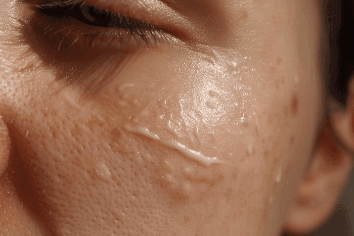 Anti Ageing Cream skin texture image for Prescription Skin