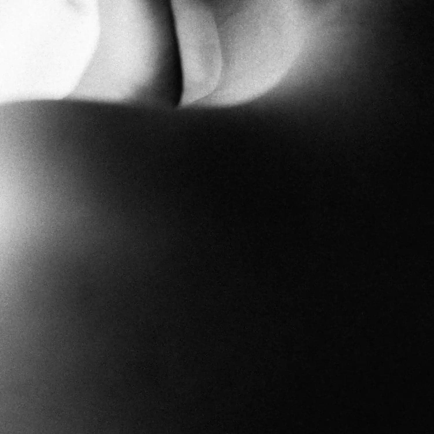 Abstract black and white art