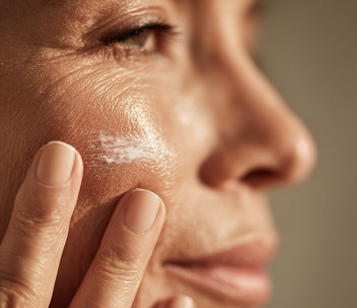 Anti wrinkle cream and prescription anti ageing skincare products for smoother firmer skin