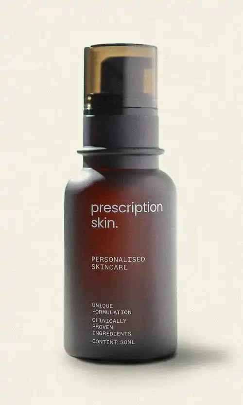 Person applying prescription skincare at home in Australia