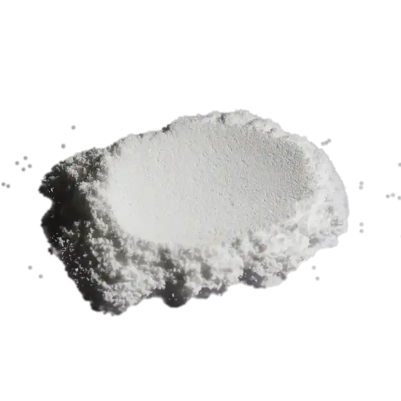 White powder cosmetic brush